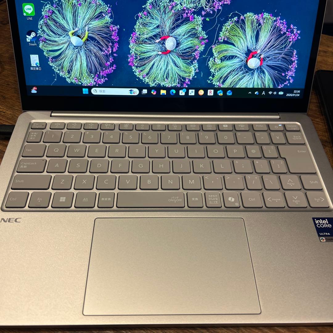 【値下げ中】NEC ノートPC Intel Core シルバー