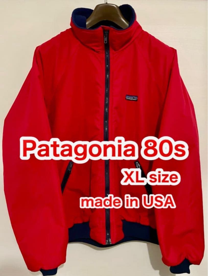 【美品】80s Patagonia USA シェルドシンチラ XLサイズ