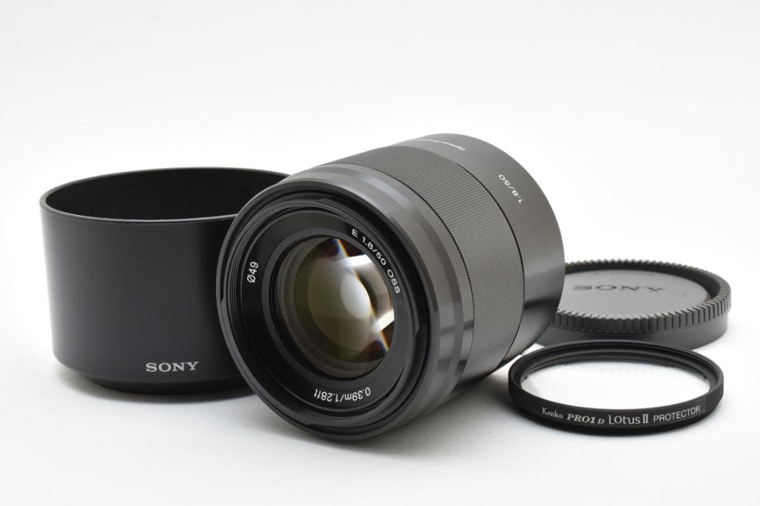 新品級 ソニー E 50 F1.8 OSS SEL50F18 ブラック M783