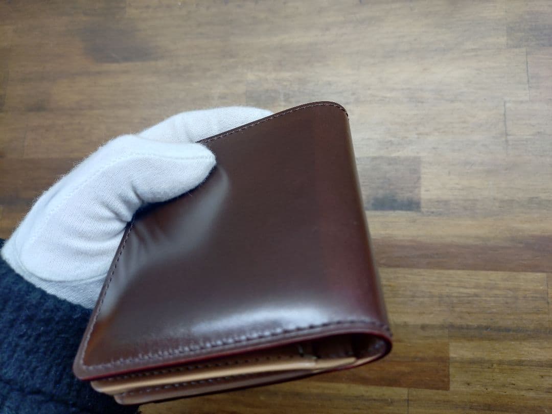 今*田様 売り切ります！GANZO コードバン Lファスナー 二つ折り 財布 ヘ