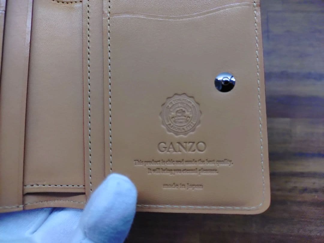 今*田様 売り切ります！GANZO コードバン Lファスナー 二つ折り 財布 ヘ