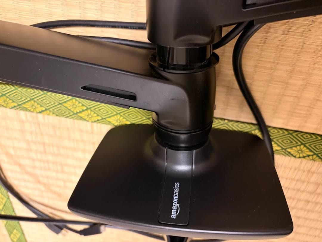 Amazonベーシック モニターアーム ダブル＋PCスタンド ★同時購入割引あり
