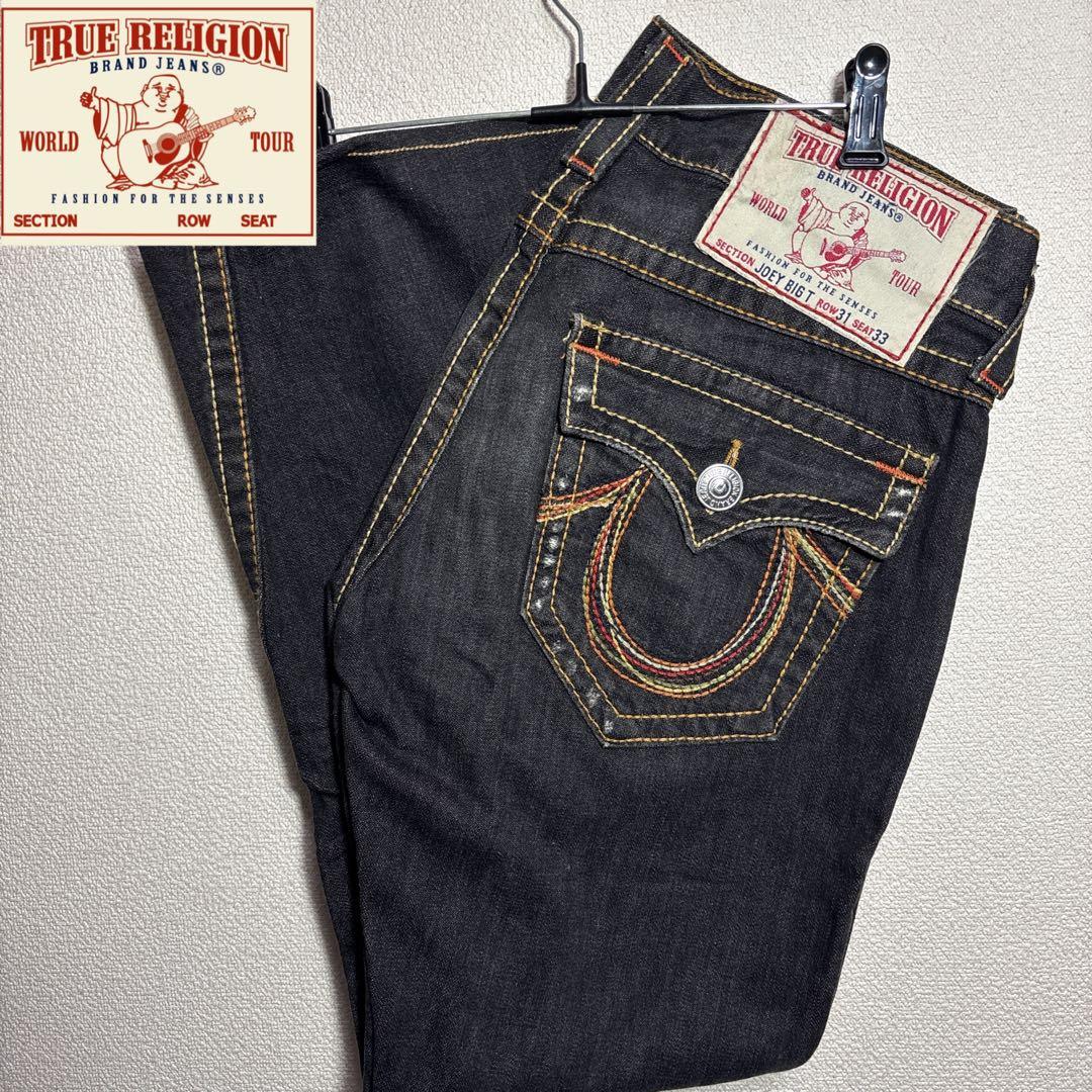 ツゥルーレジジョン　ブラックデニム　ブーツカット