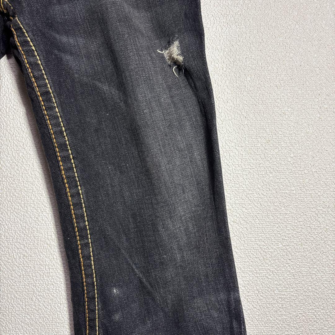 ツゥルーレジジョン　ブラックデニム　ブーツカット