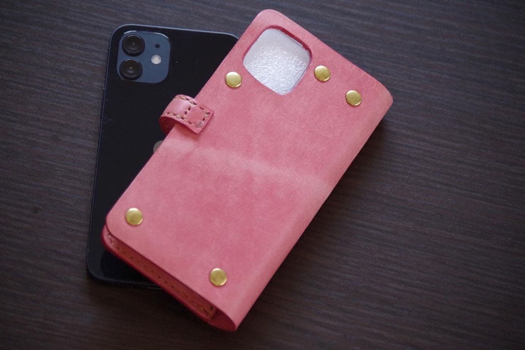 【スマホケース】　iphone　手帳型　全機種対応　革小物　メンズ　レディース