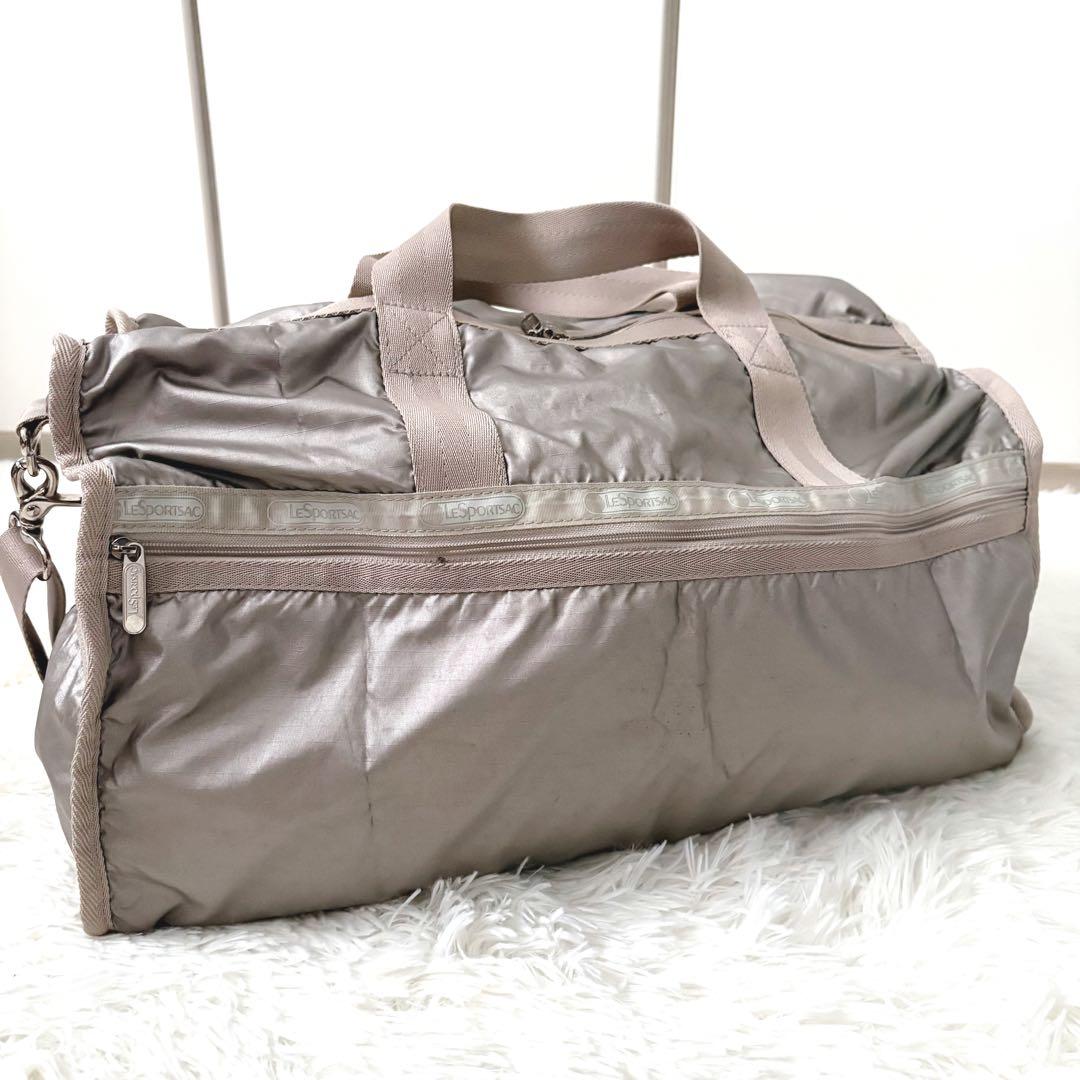 美品☆レスポートサック ラージウィークエンダー ボストンバッグ 2way 無地