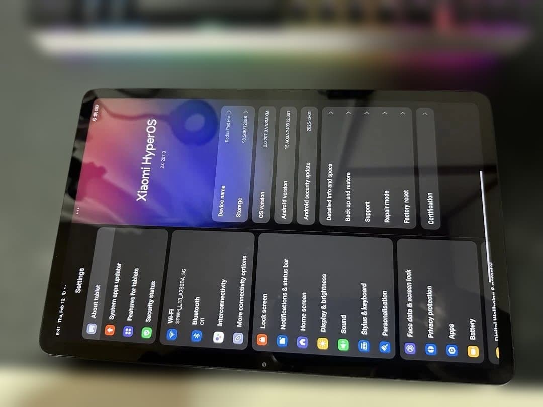 Redmi pad pro 6/128gb オリジナルケース付き。