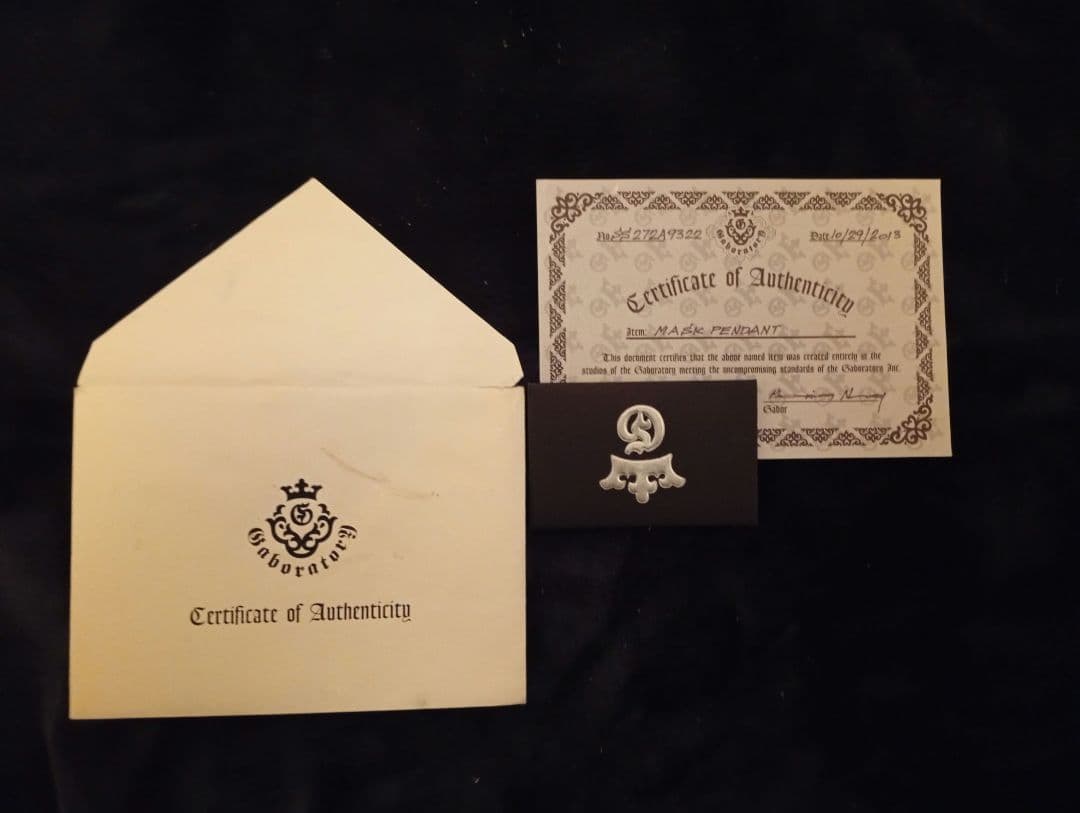 Gabor　マスクペンダントトップ