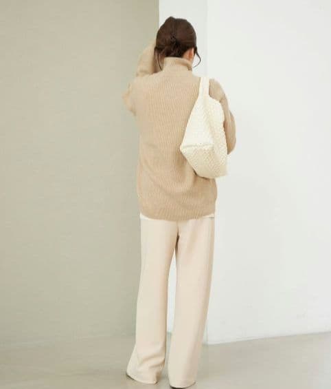 プラージュ　LOOSE TURTLE NECK プルオーバー