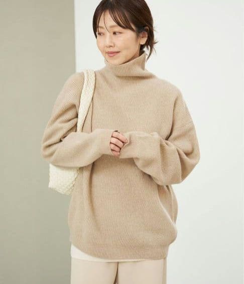 プラージュ　LOOSE TURTLE NECK プルオーバー