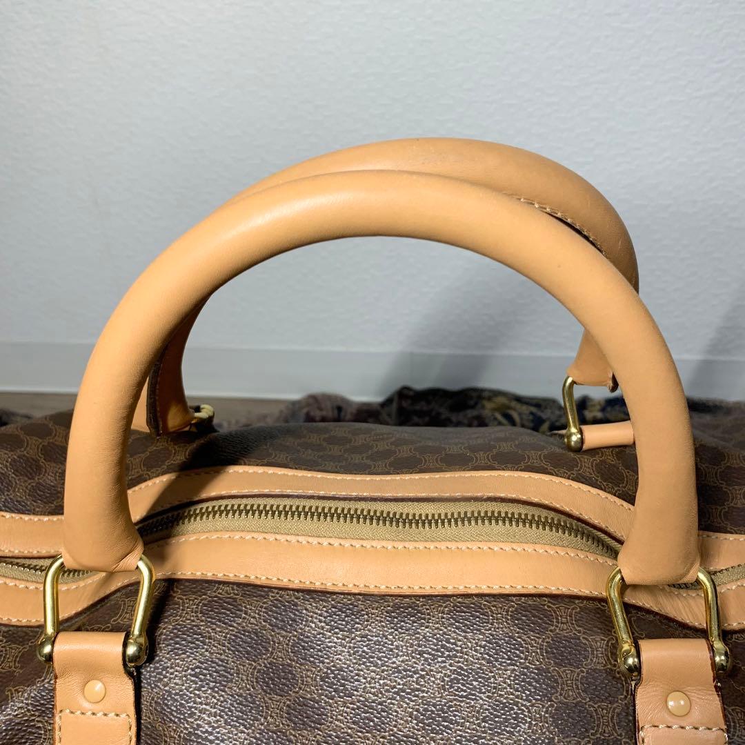 極美品！！CELINE マカダムボストンバッグ　バンドバッグ