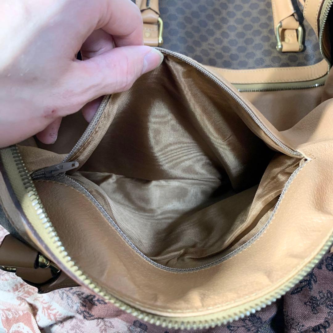 極美品！！CELINE マカダムボストンバッグ　バンドバッグ