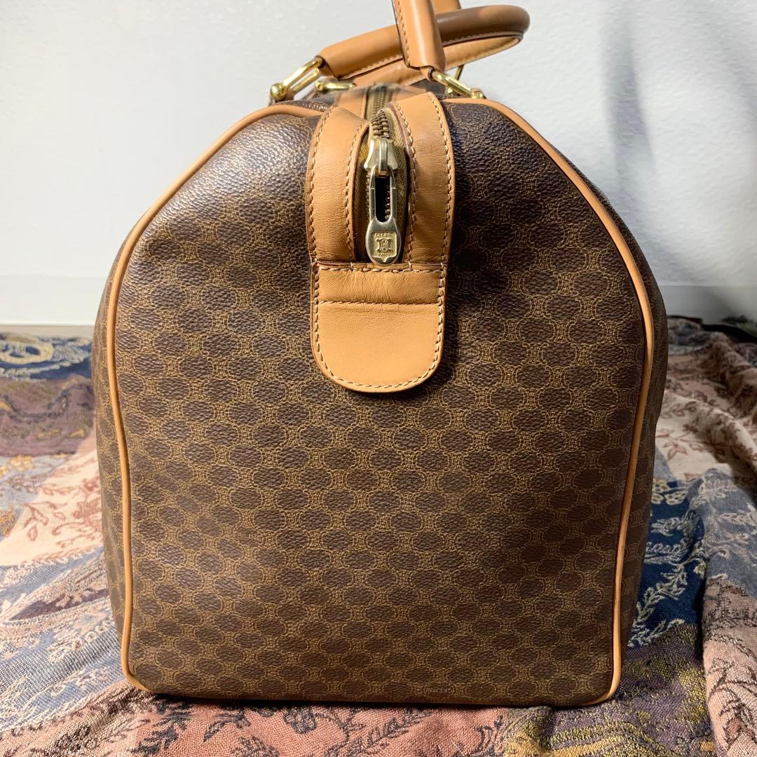 極美品！！CELINE マカダムボストンバッグ　バンドバッグ