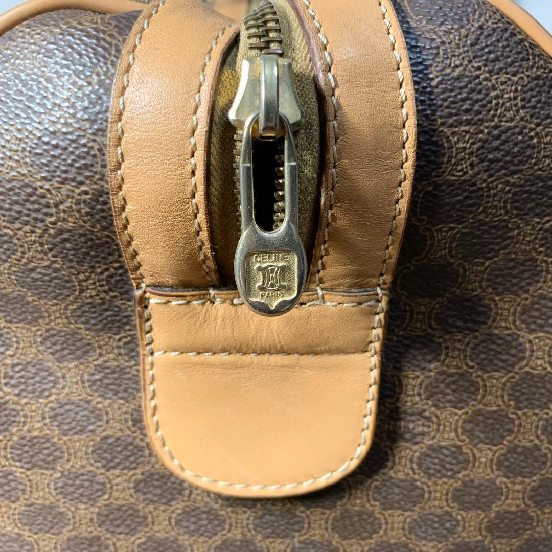 極美品！！CELINE マカダムボストンバッグ　バンドバッグ