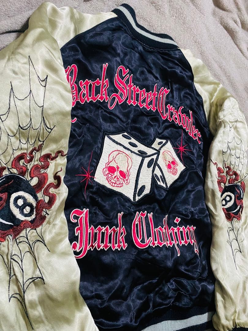 2面用 スカル Back Street Crawler 日本限定 スカジャン