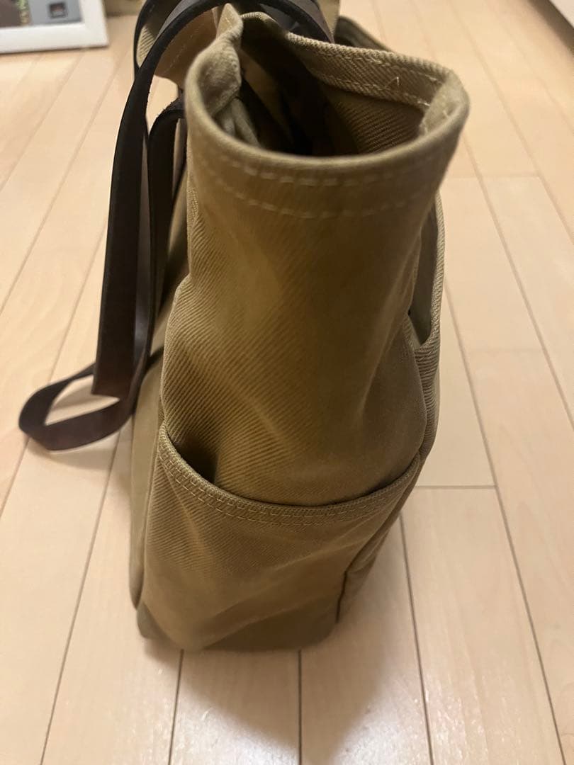フィルソン ベージュ キャンバストートバッグ