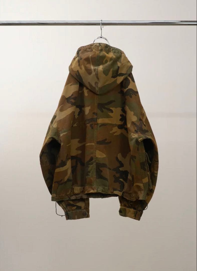 【サイズ1】ANCELLM CAMO HOODIE JACKET ウッドランド