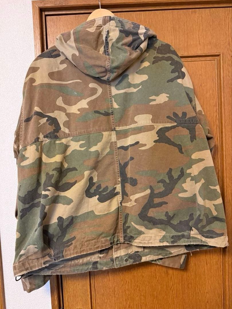 【サイズ1】ANCELLM CAMO HOODIE JACKET ウッドランド