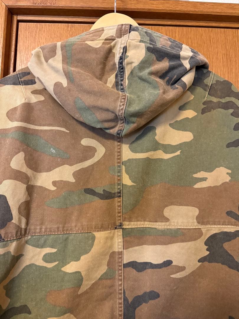 【サイズ1】ANCELLM CAMO HOODIE JACKET ウッドランド