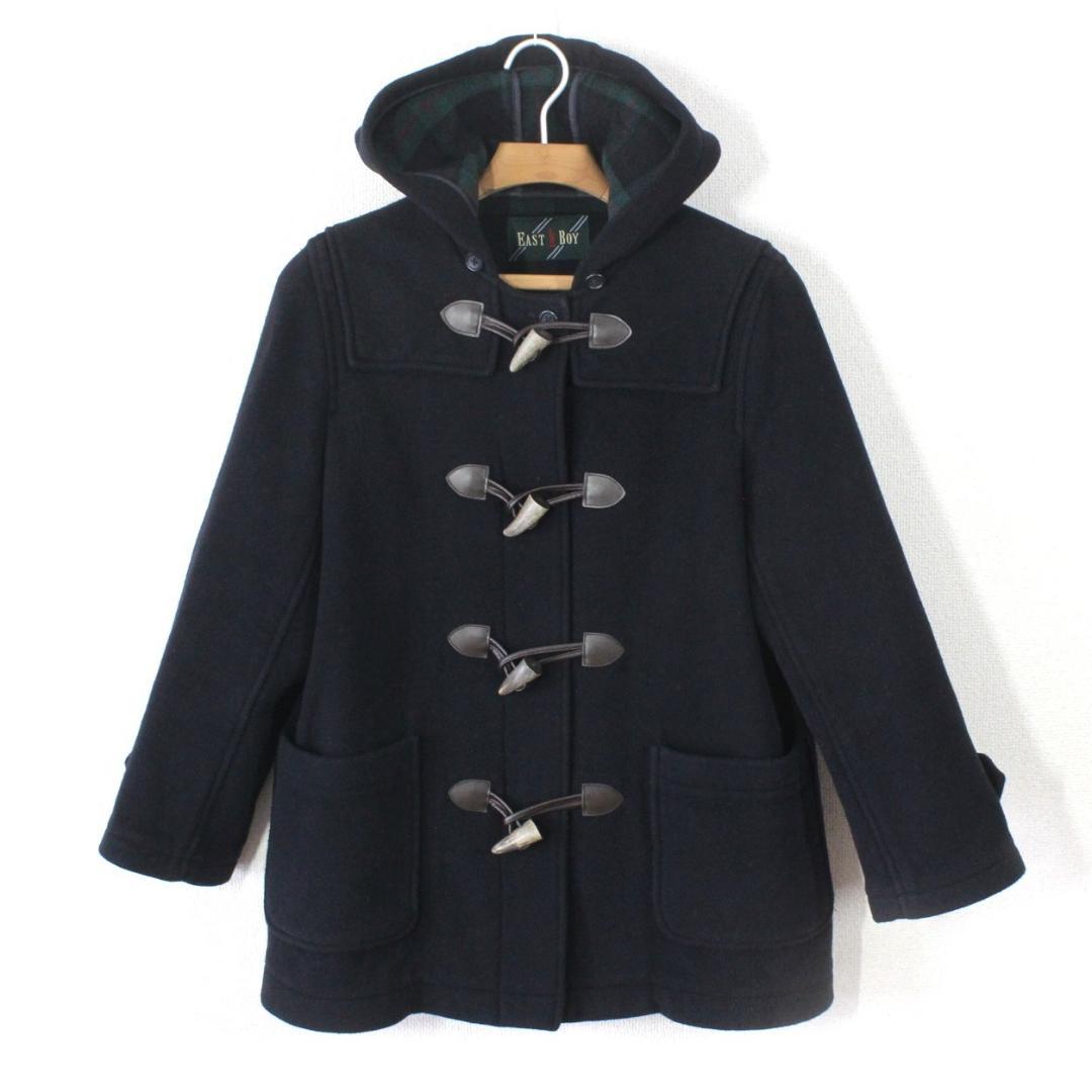 くんくん  72【美品】イーストボーイ ダッフルコート 9 ネイビー 紺