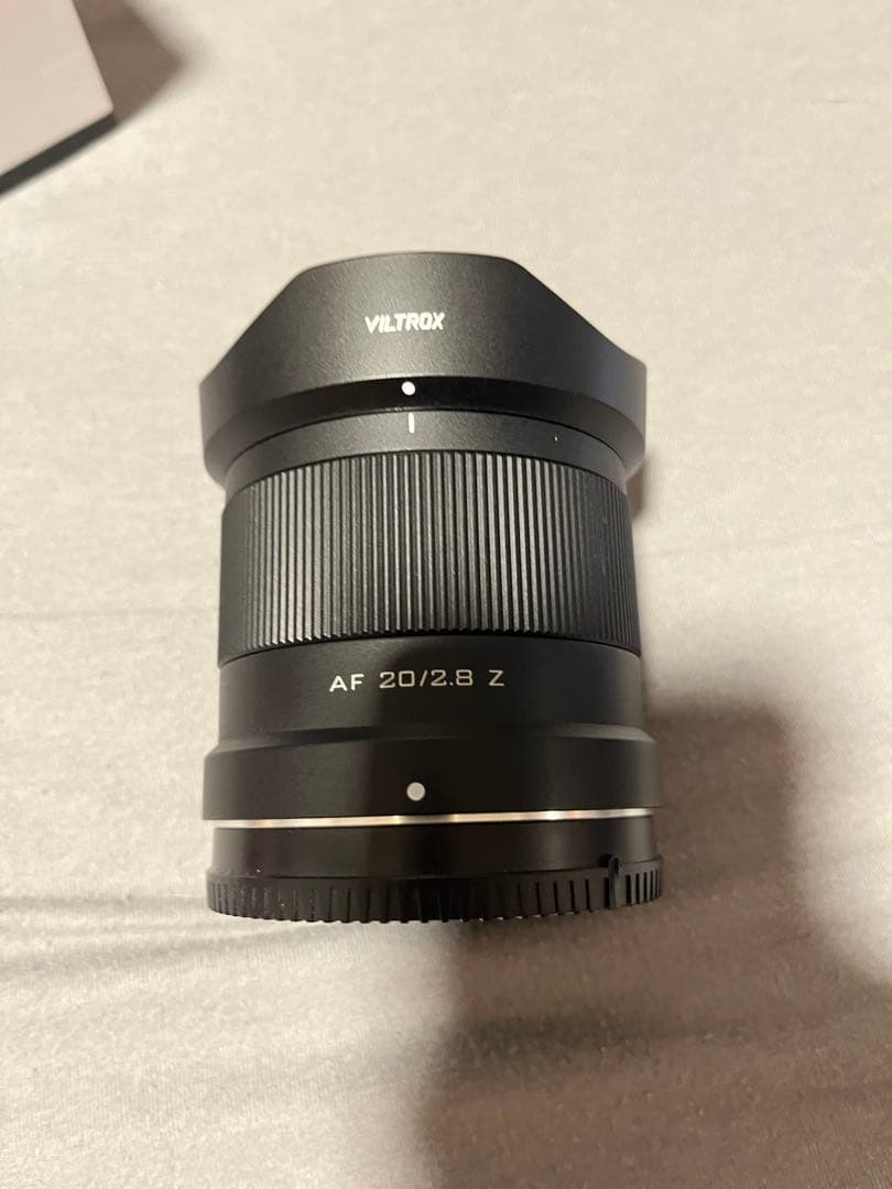 【ほぼ新品】VILTROX AF 20/2.8 Z 単焦点レンズ　Zマウント