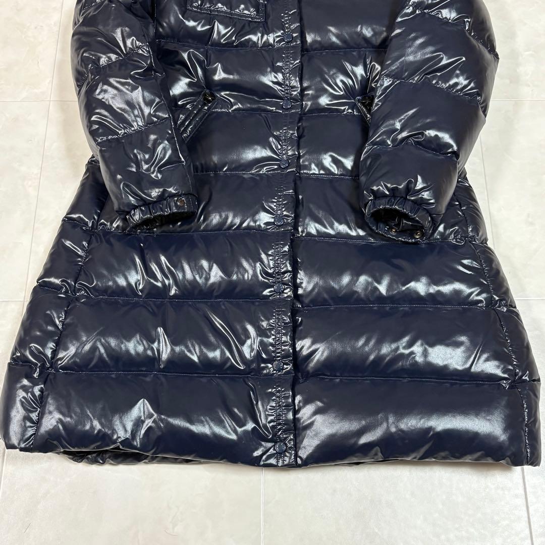 ☆Moncler モンクレール ダウンコート フード ワッペン シャイニー