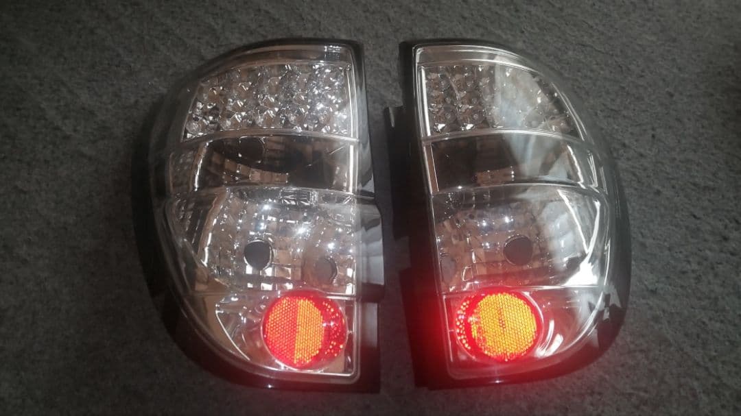 ゼストスパーク テールランプ 左右セット クリアタイプ JUNYAN 希少 廃盤