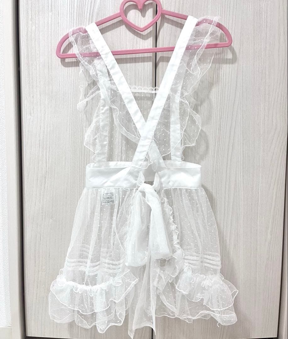 palelfy ホイップフリルエプロン