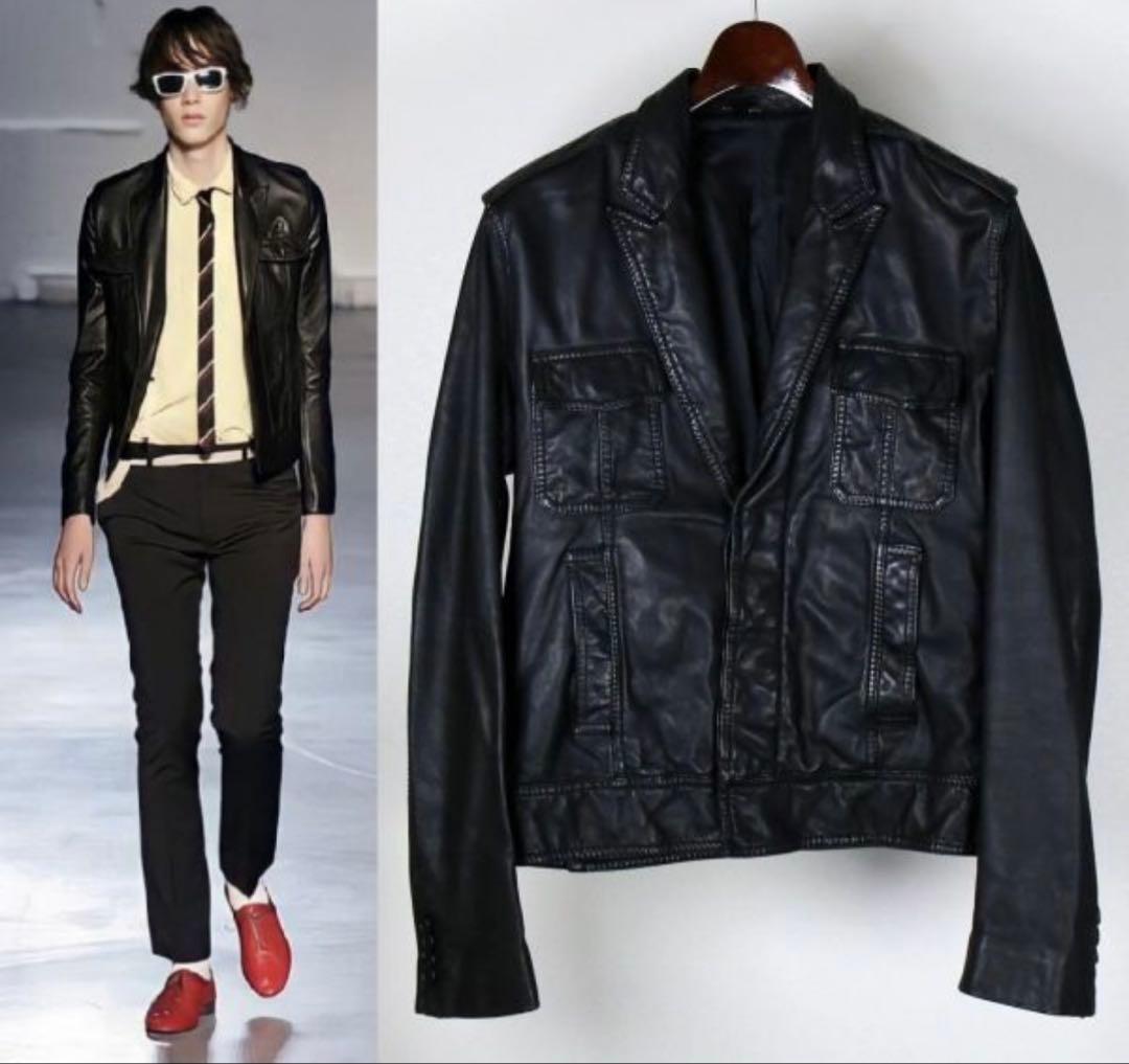 06SS Dior Homme LEATHER JACKET エディ期