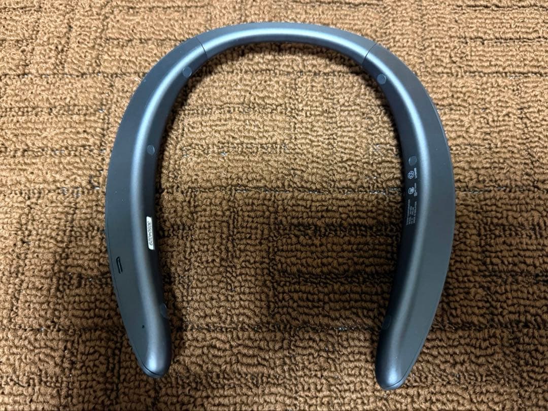 【美品】シャープ AN-SS3-B ウェアラブルネックスピーカー ブラック