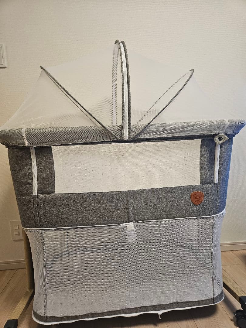 3WAY ベビーベッド 揺りかご・添い寝・プレイヤード