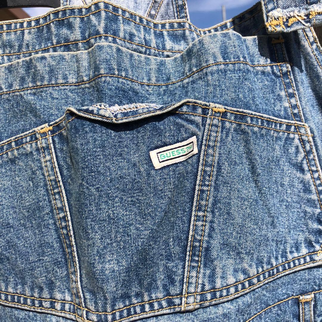 レア 常田大希 90s カナダ製 Guess ゲス オーバーオール XL