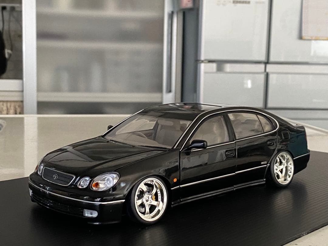 1/18 アリスト　スタンス19インチ　 ローダウンカスタム　オートアート