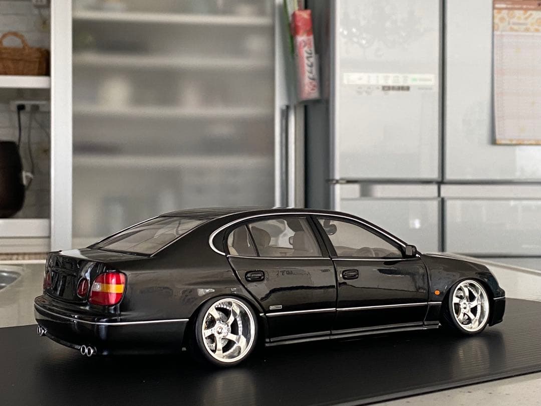 1/18 アリスト　スタンス19インチ　 ローダウンカスタム　オートアート