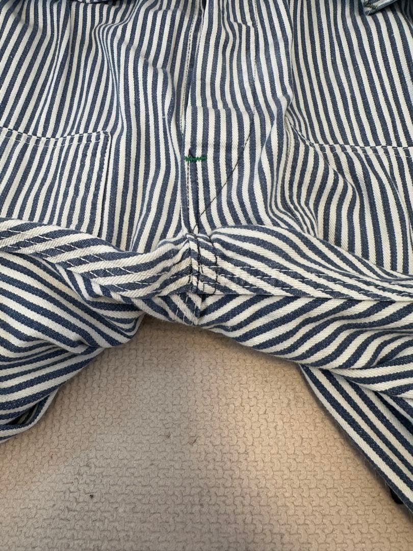 中*昌様 50s BIGSMITH エプロン付き　オーバーオール ヒッコリー　ダ