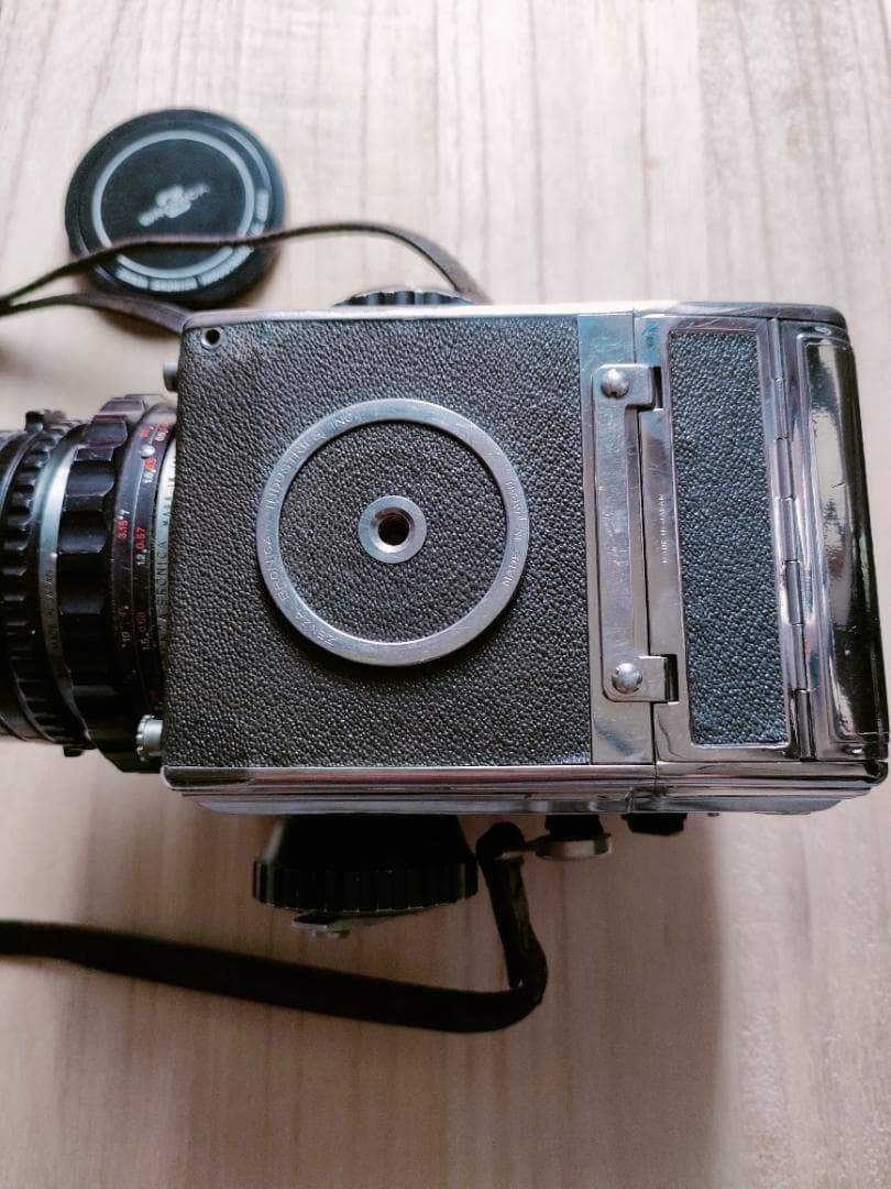 ★Zenza Bronica 一眼レフカメラ ★純正カバー ★遮光板 ケース付★