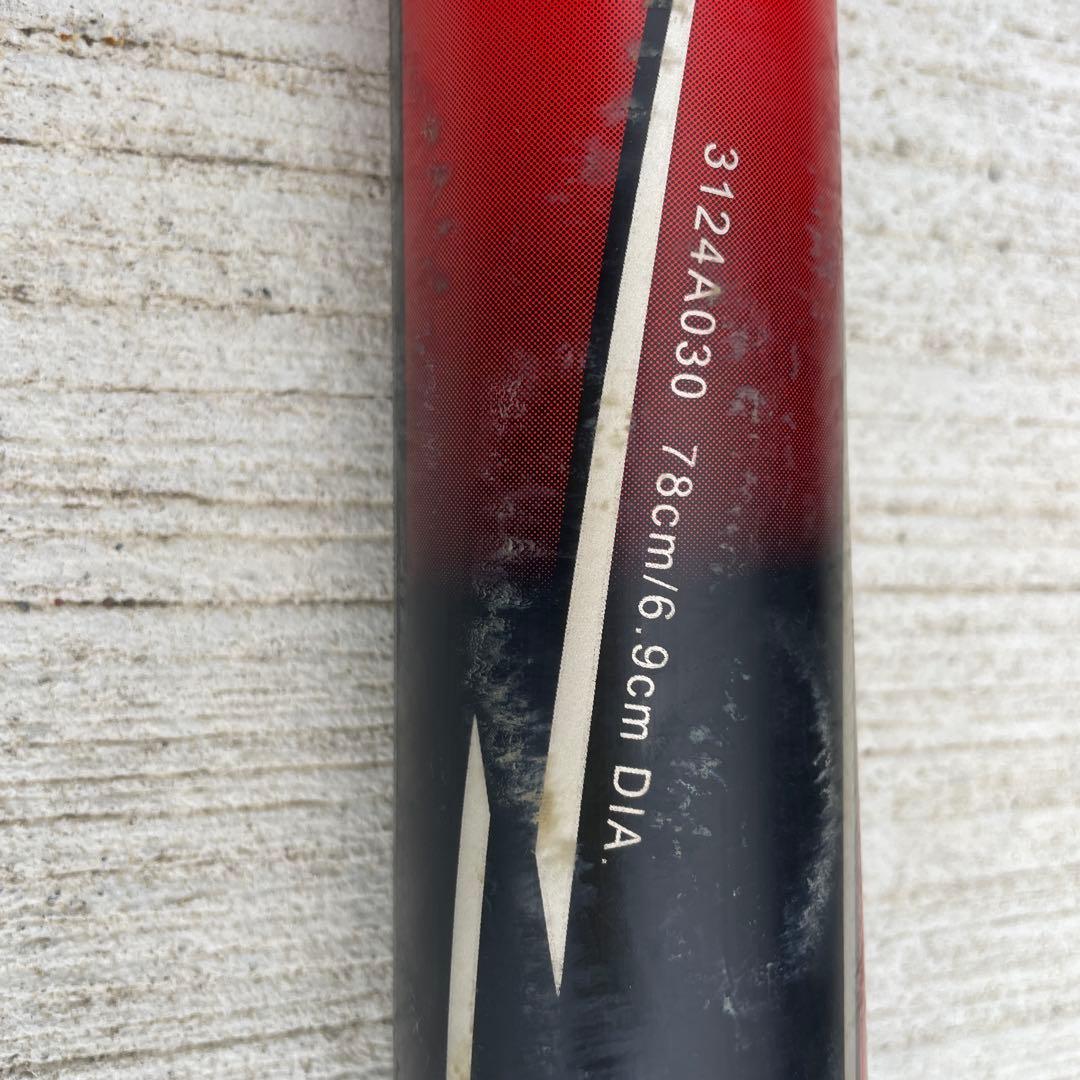 アシックス少年用バットStarshine 2.0 軟式バット 赤/黒