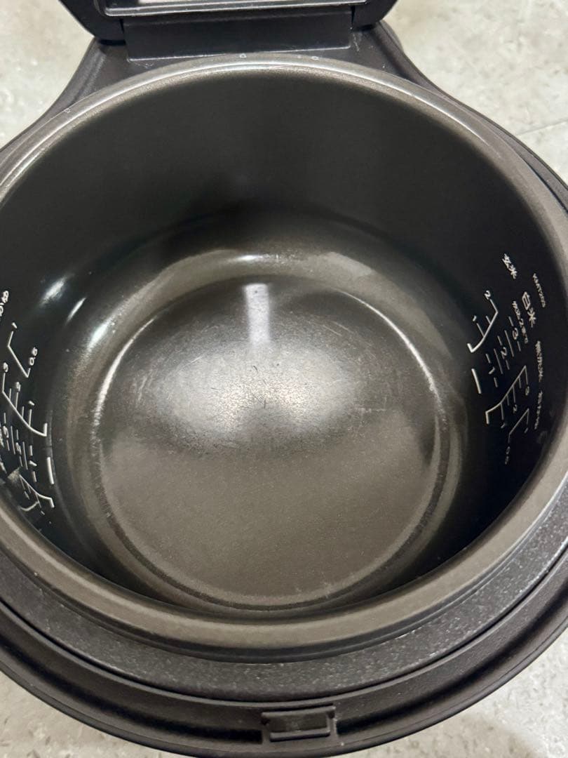 BALMUDA The Gohan K03A-BK 3合炊き電気炊飯器