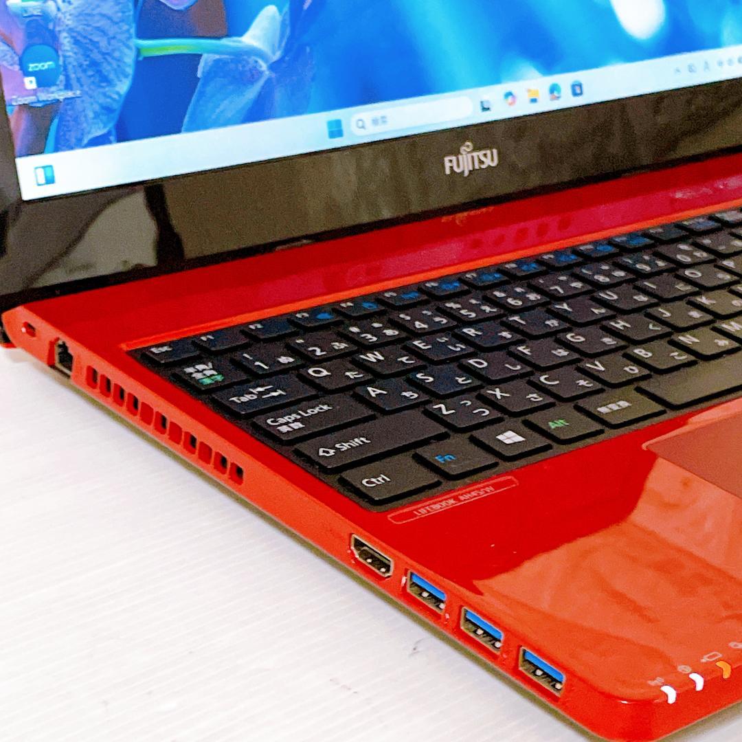 富士通 YouTubeに最適 ノートPC ノートパソコン Windows11