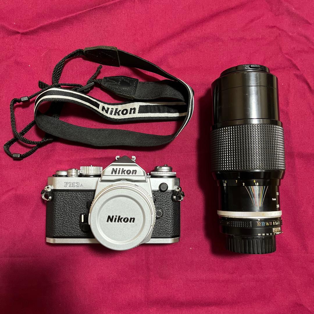[おまけ付き]Nikon FM3A 一眼レフ + 45mmレンズ