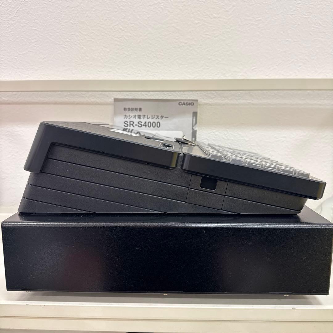 CASIO 電子レジスター SR-S4000 スキャナーHHS-19付き