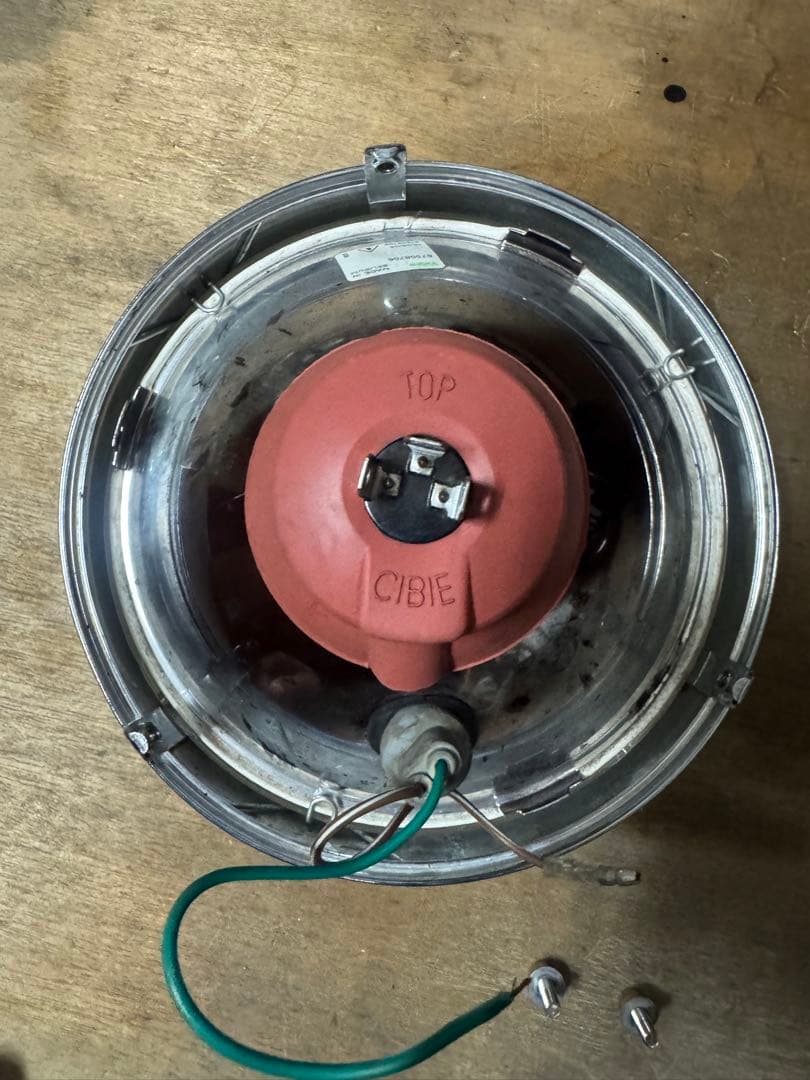 CIBIE 丸型ヘッドライト 当時物