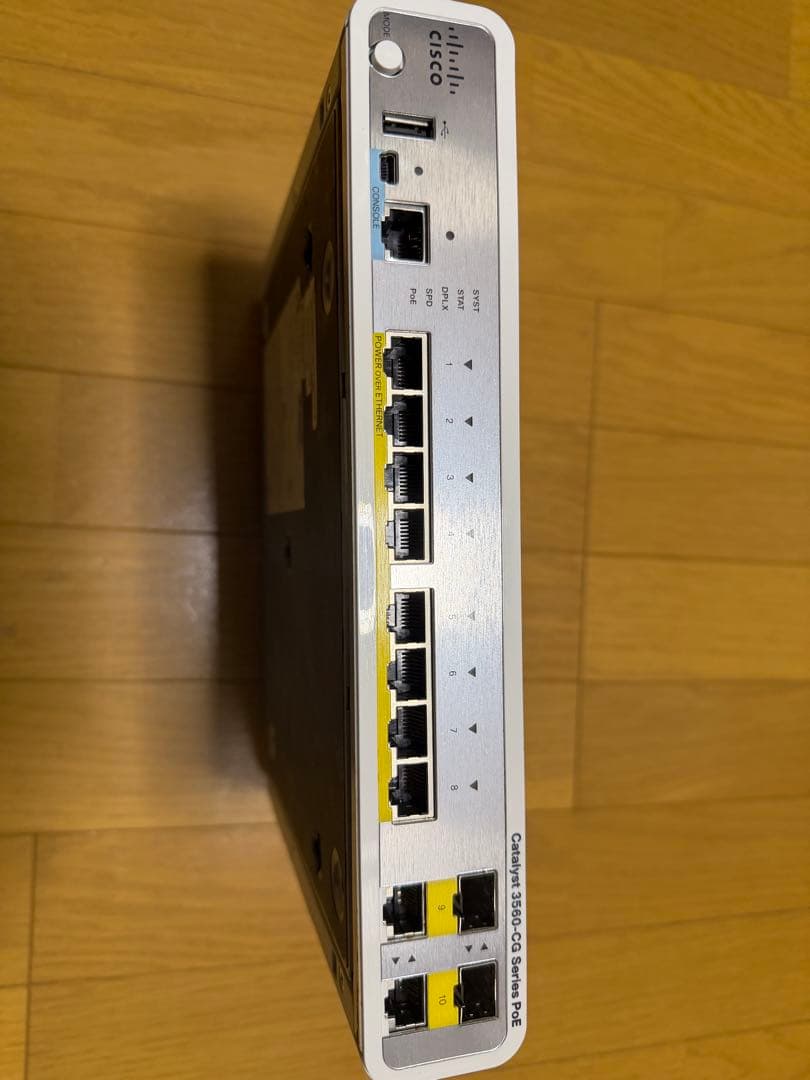 ルーター・ネットワーク機器 Cisco Catalyst 3560-CG PoE