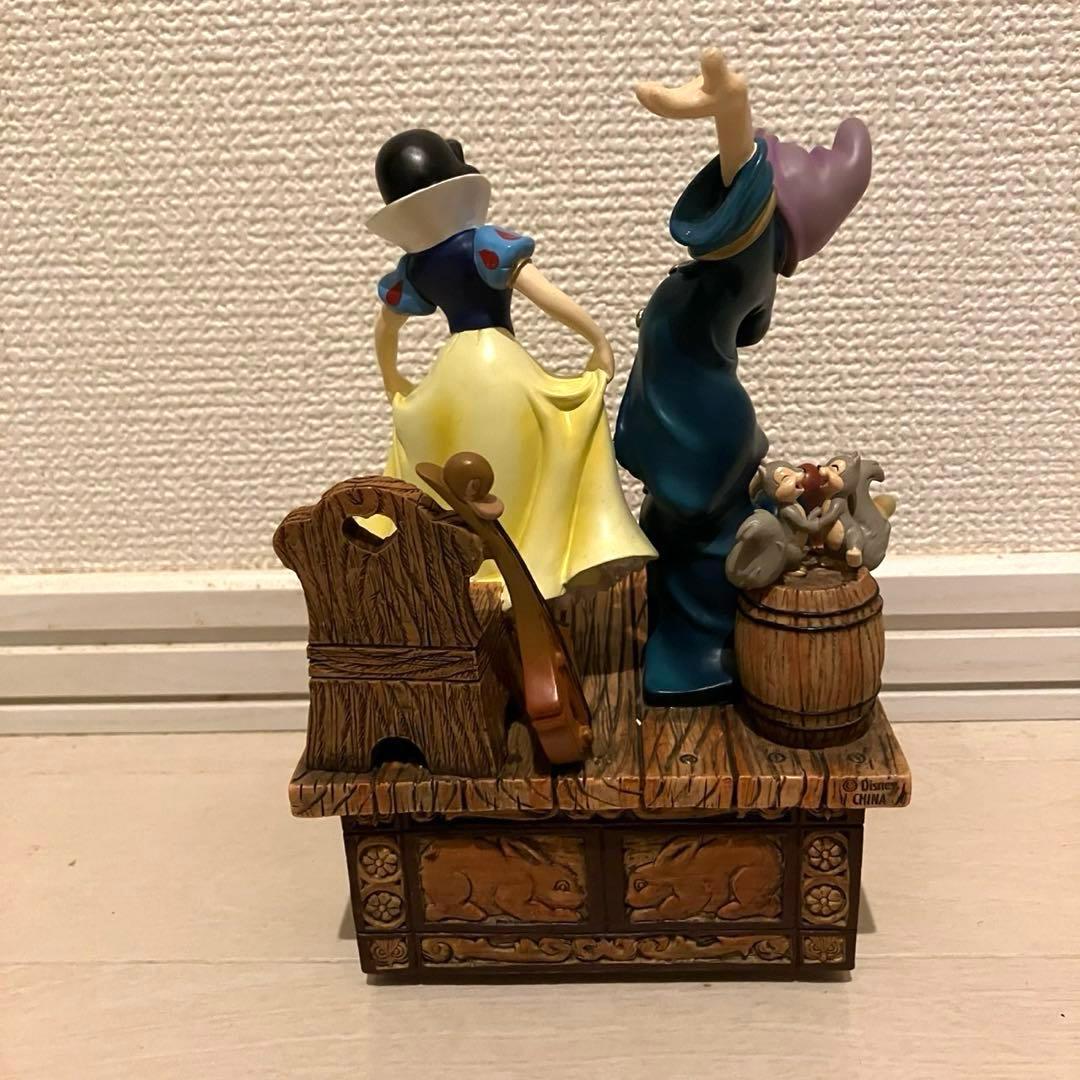 希少 白雪姫 ドワーフ オルゴール からくりオルゴール ディズニー Disney
