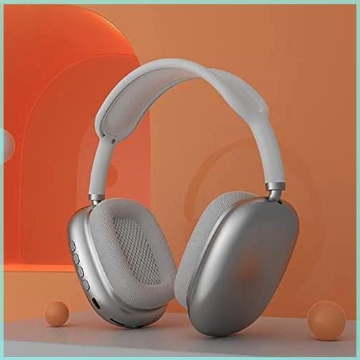 ワイヤレスヘッドホン P 白 シルバー 高音質