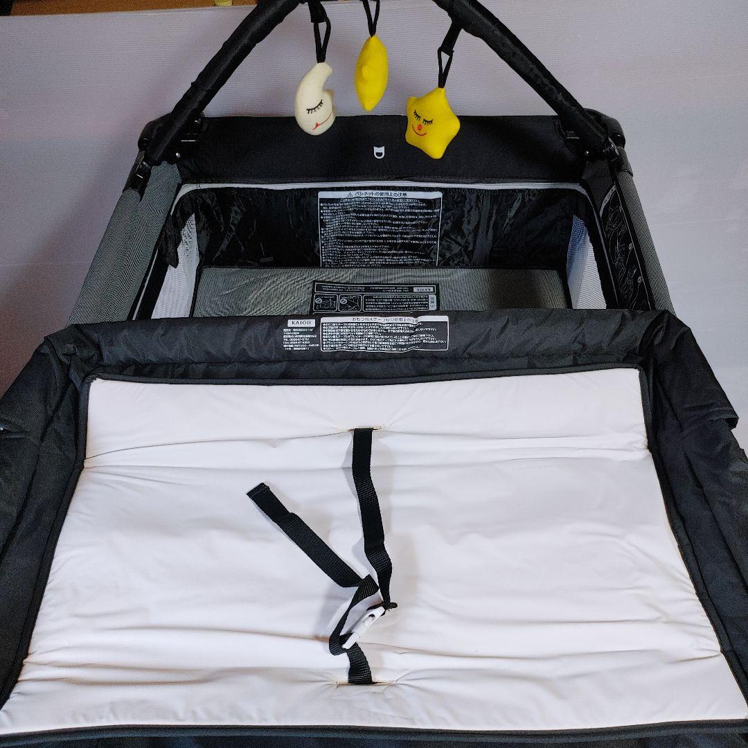 【美品】 KATOJI ベビーベッド New York Baby 146