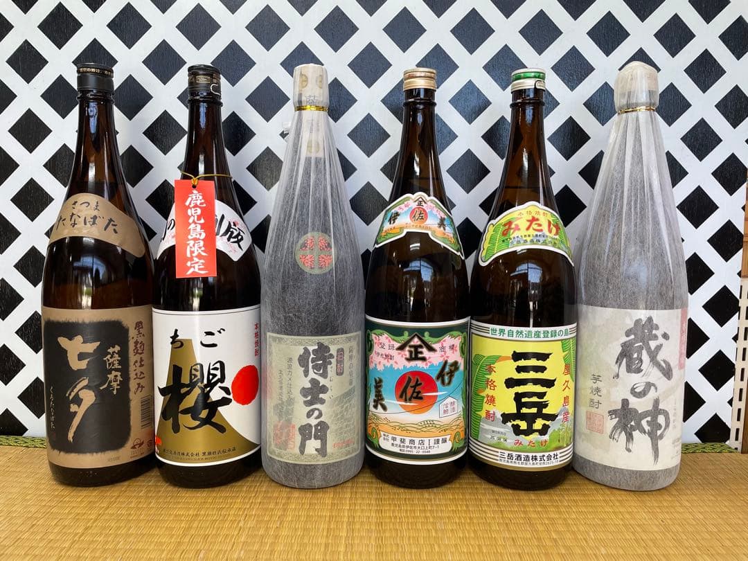 プレミアム焼酎 侍士の門 伊佐美 三岳 ちご櫻 七夕黒 蔵の神 1800ml