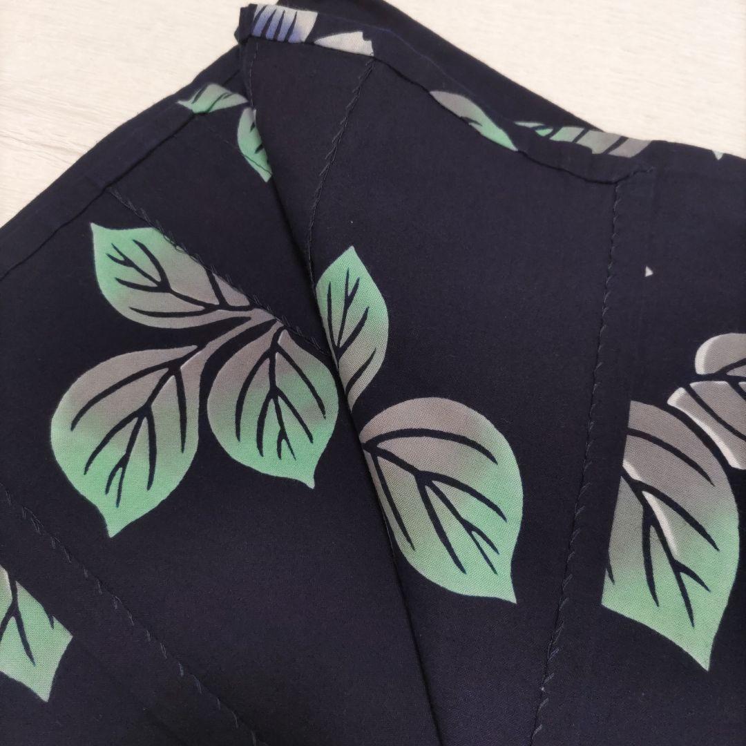 竺仙　浴衣　木綿　注染浴衣　ひまわり