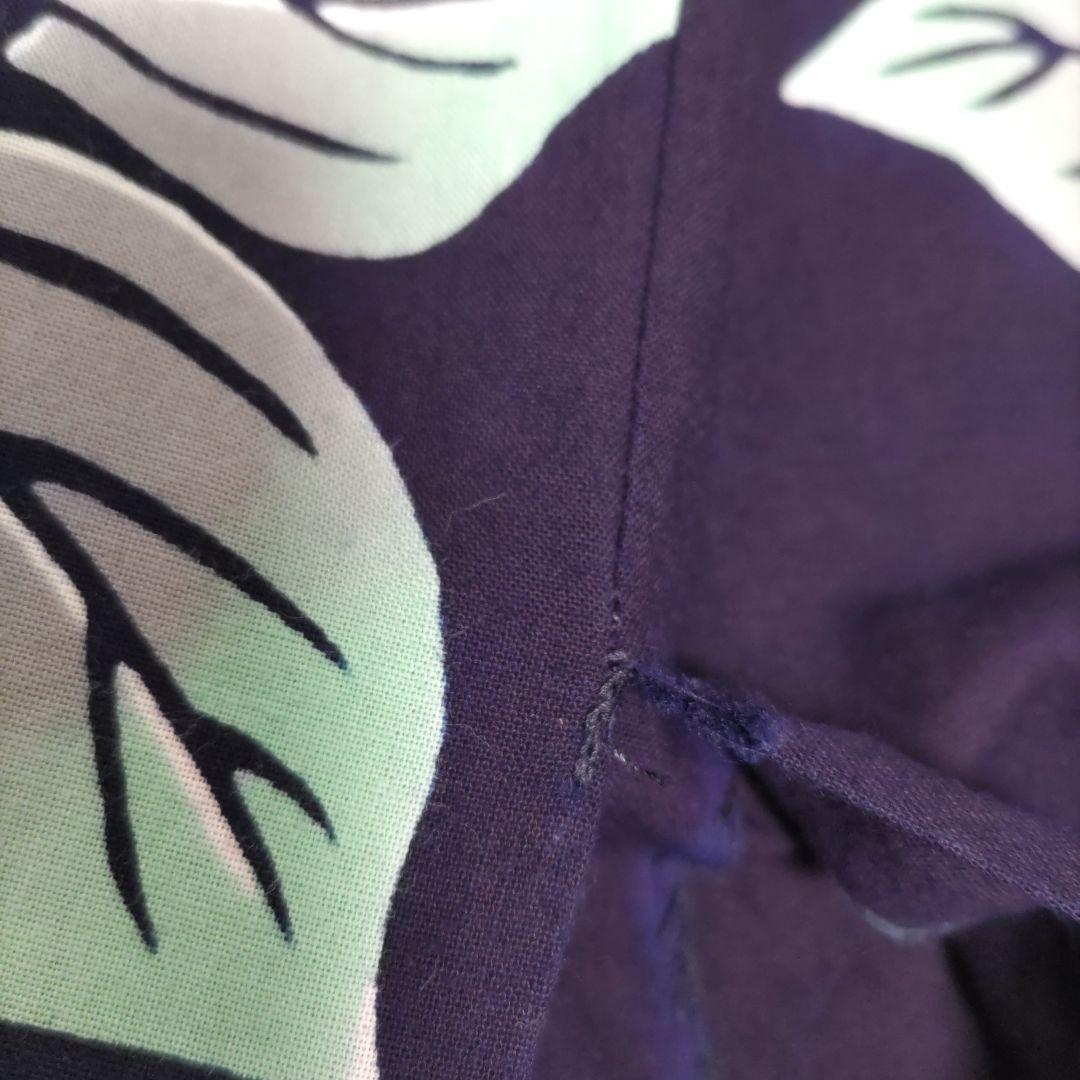 竺仙　浴衣　木綿　注染浴衣　ひまわり