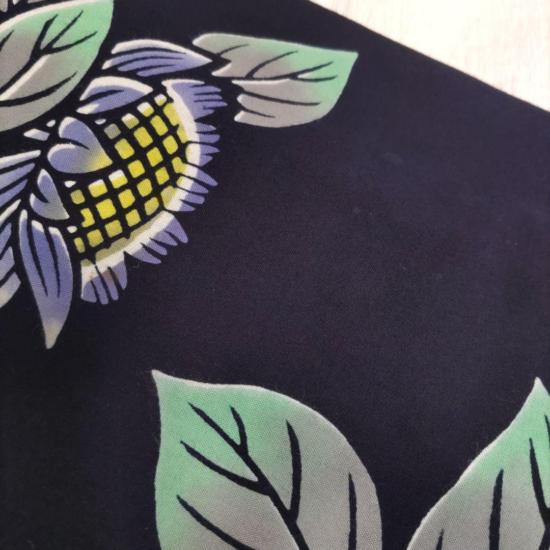 竺仙　浴衣　木綿　注染浴衣　ひまわり